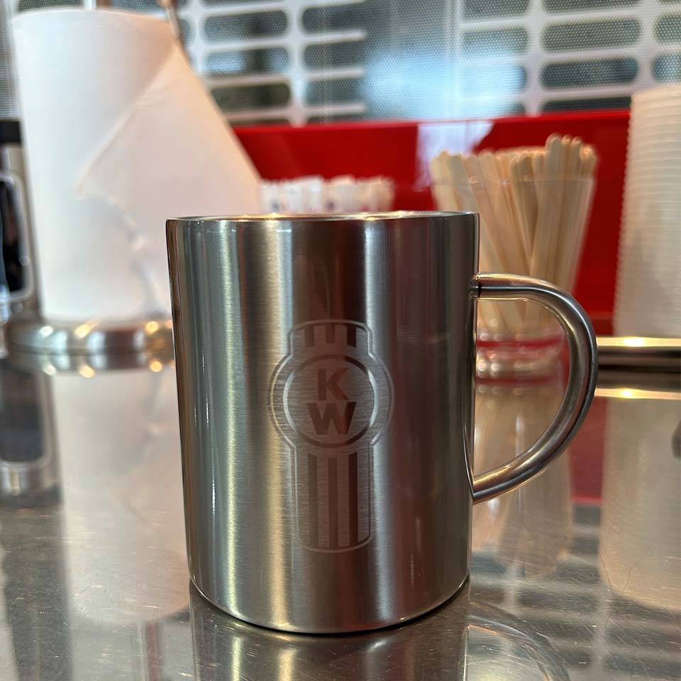 Stainless Steel Silver Coffee Mug