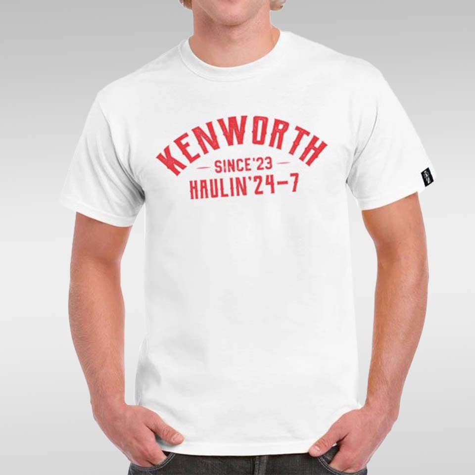Kenworth Haulin' 24-7 White T-Shirt